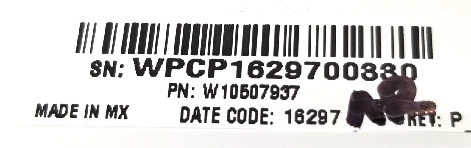 Rabon Services Group - ⭐️Genuine OEM Replacement for Whirlpool Washer Control W10507937🔥  &