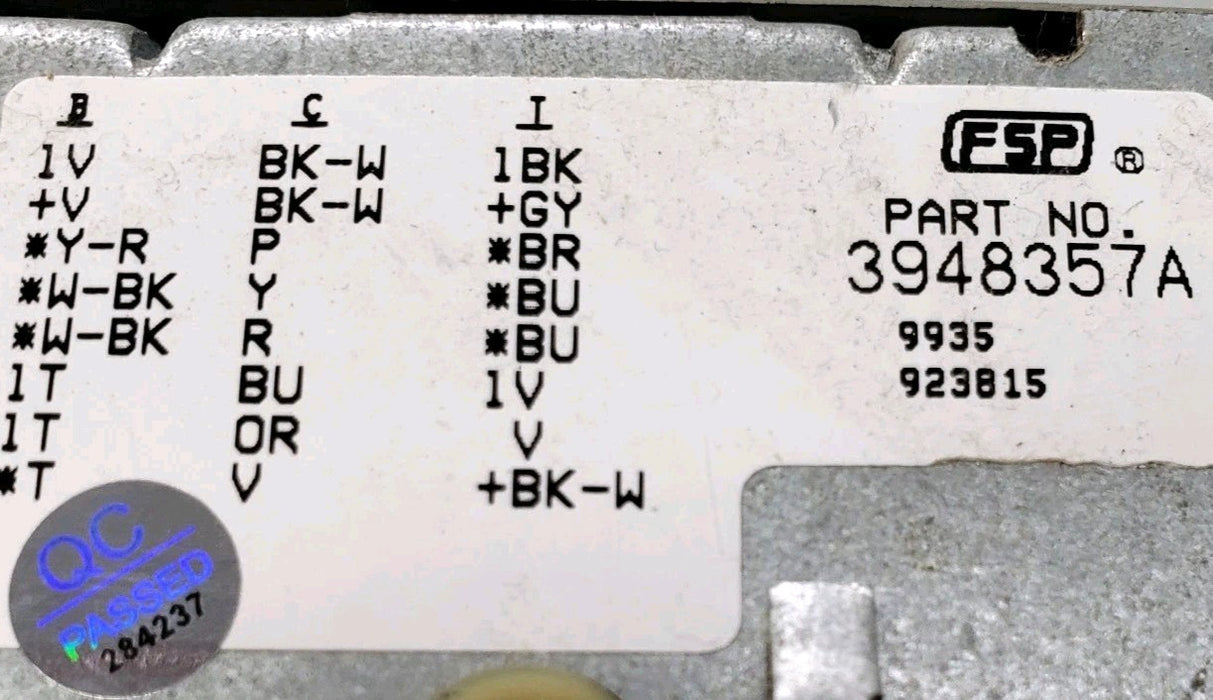 Rabon Services Group - OEM Replacement for Whirlpool Washer Timer 3948357A