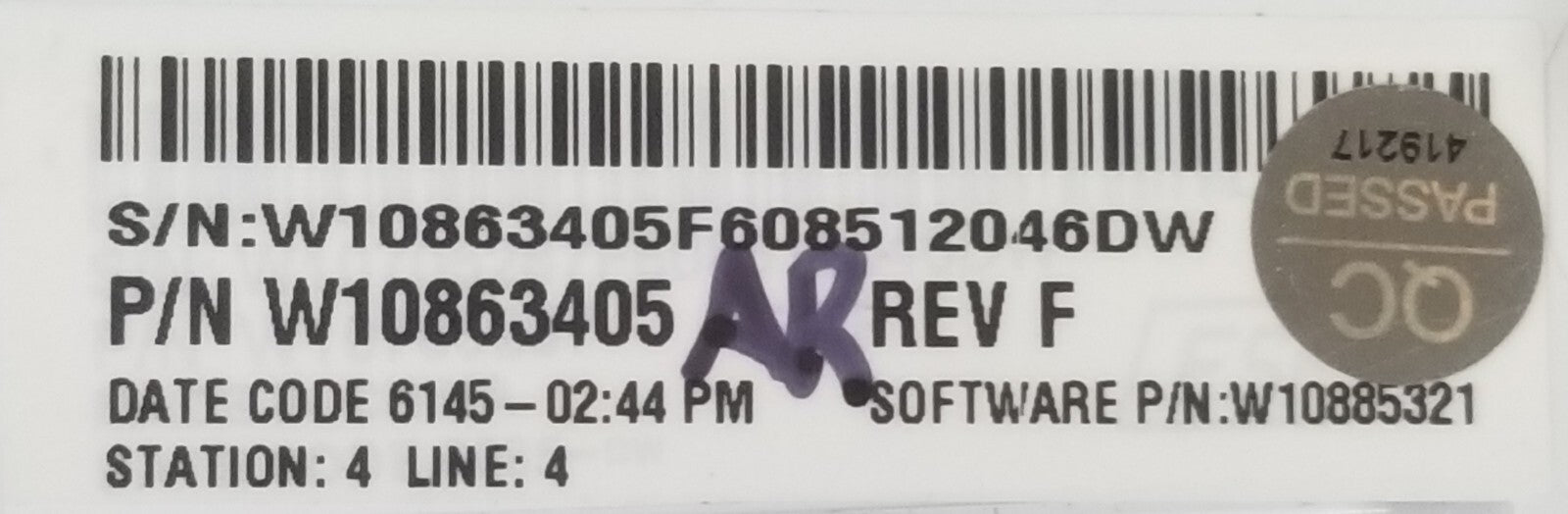 Rabon Services Group - OEM Replacement for Whirlpool Washer Control W10863405  ⭐ ⭐