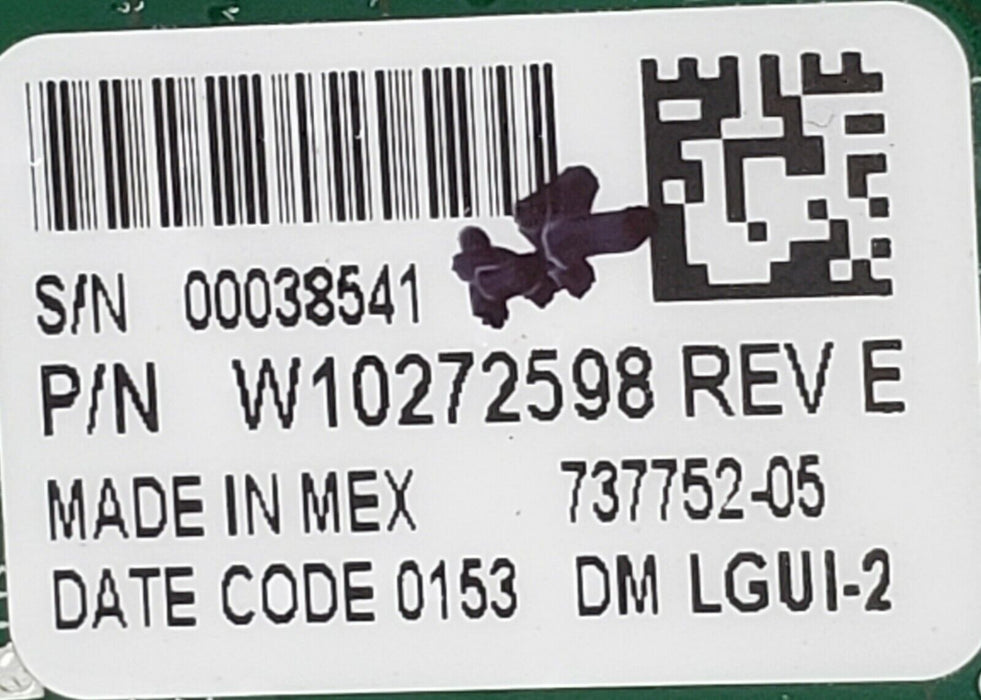 OEM Whirlpool Dryer Control Board W10272598  Warranty ⭐Free Same Day Ship⭐
