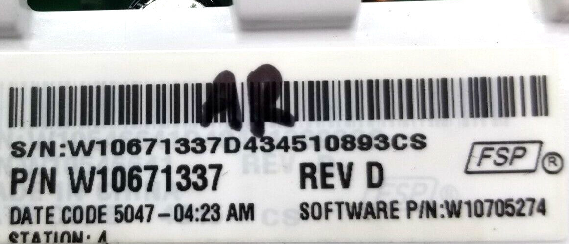 Rabon Services Group - OEM Replacement for Whirlpool Washer Control W10671337  ⭐ ⭐