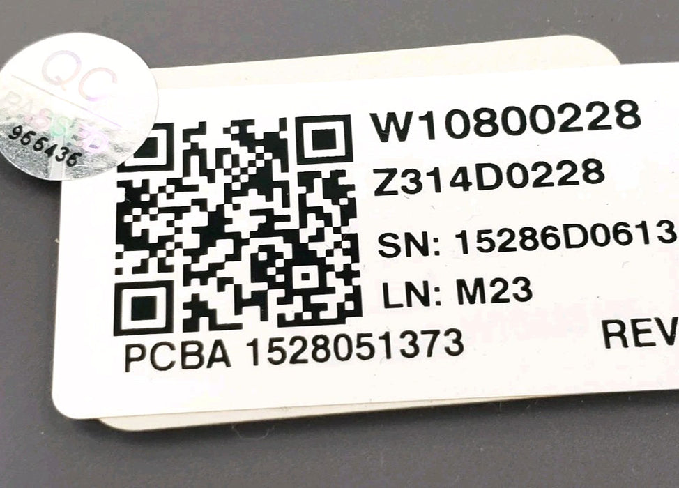 Rabon Services Group - OEM Replacement for Whirlpool Dryer Control Panel W10800228