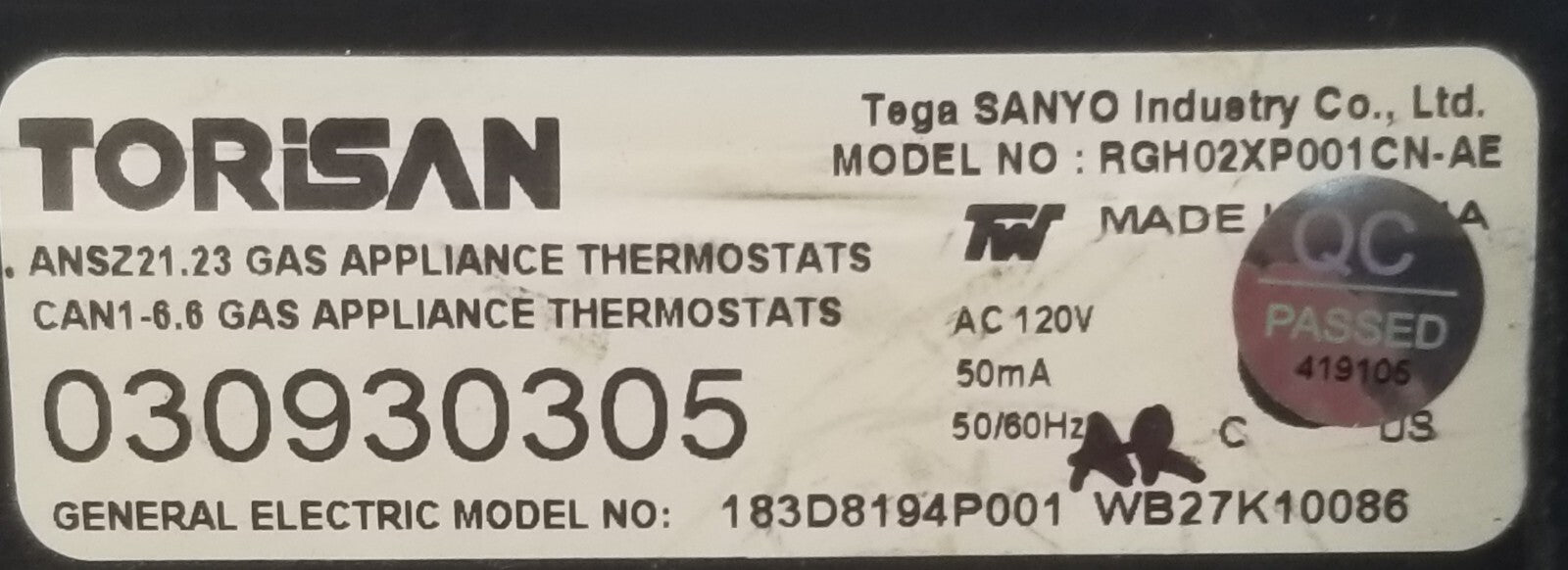 Rabon Services Group - Genuine OEM Replacement for GE Range Control Board WB27K10086  *