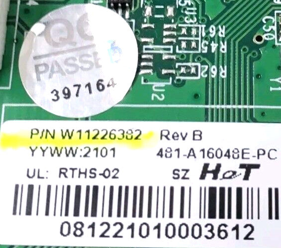 Rabon Services Group - Replacement for Kenmore Refrigerator Control W11226382  ⭐ ⭐