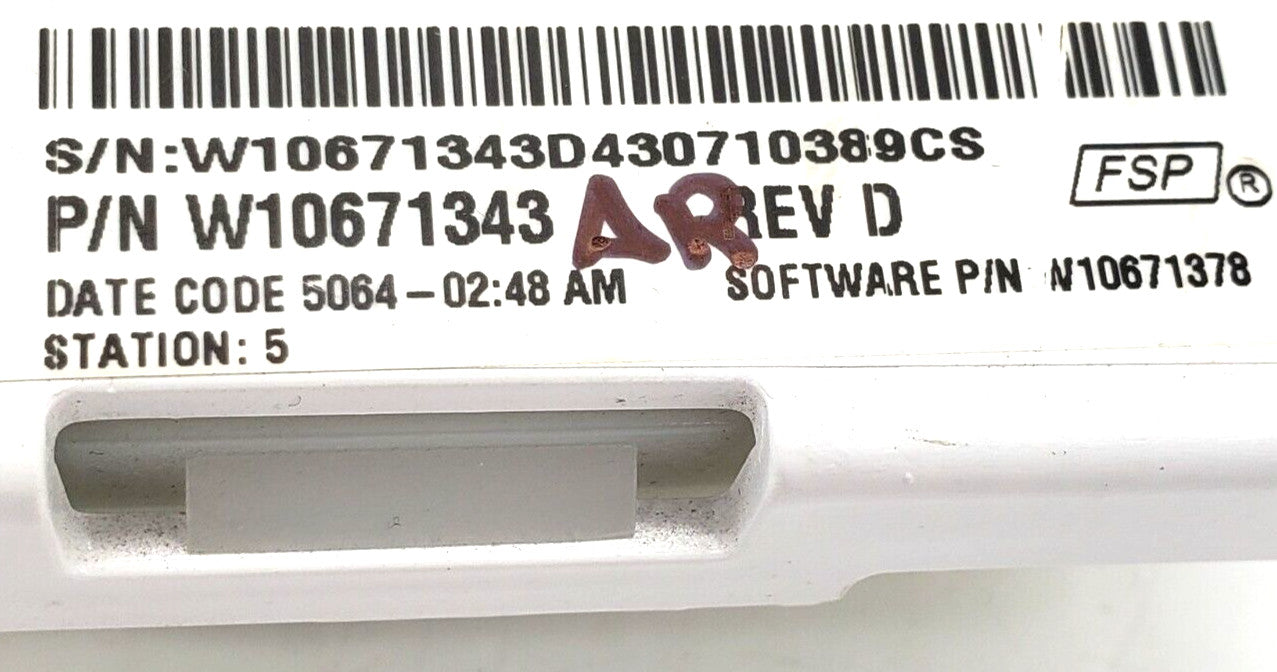 Rabon Services Group - OEM Replacement for Whirlpool Washer Control W10671343  ⭐ ⭐