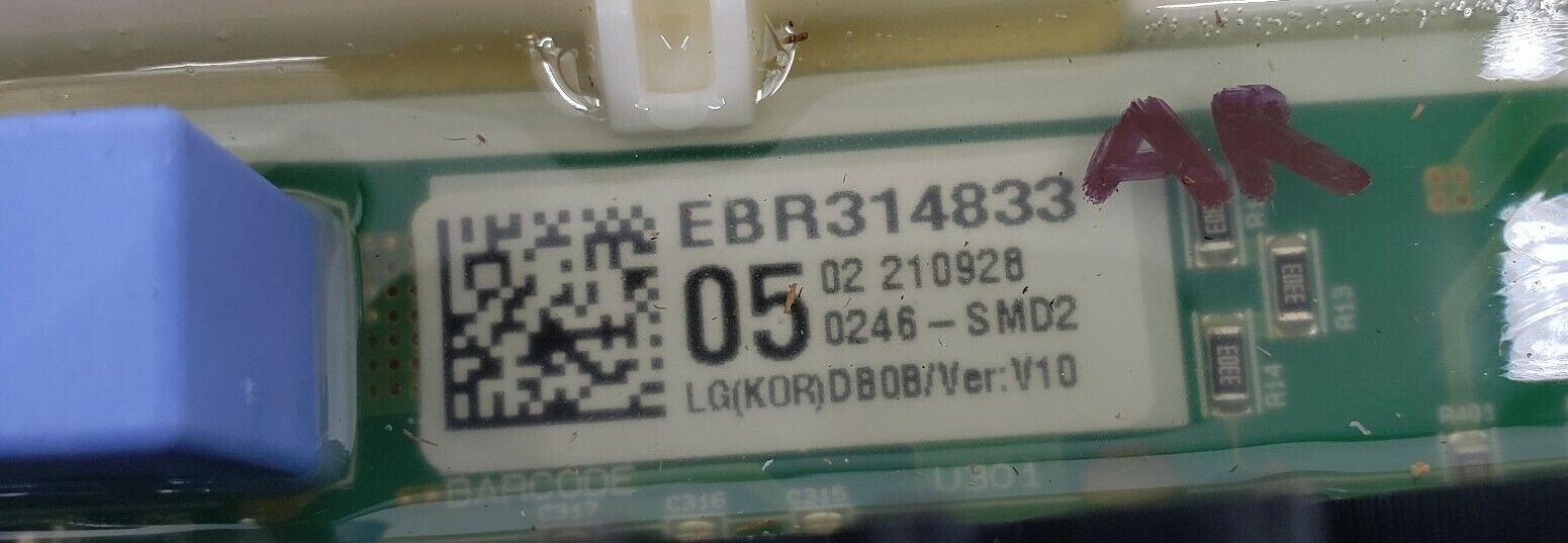 New Genuine OEM LG Laundry Center Control Board EBR31483305