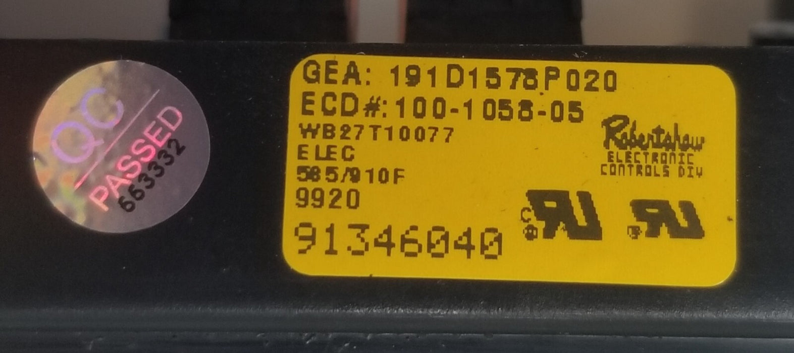 Rabon Services Group - Genuine OEM Replacement for GE Oven Control 191D1578P020   *