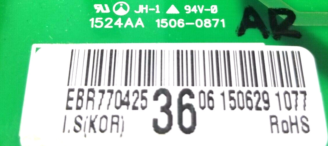 Genuine OEM LG Refrigerator Control EBR77042536   *Same Day Ship