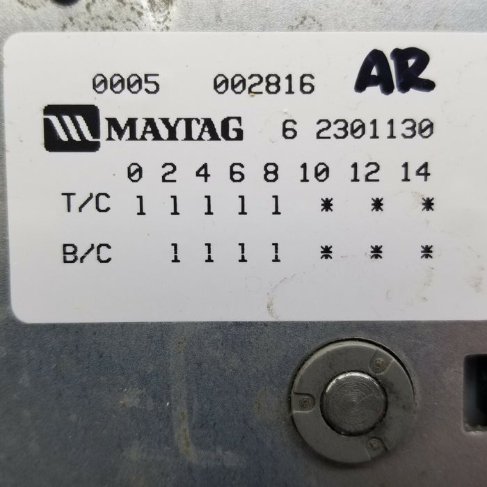 Genuine OEM Maytag Washer Timer 62301130   *Same Day Ship