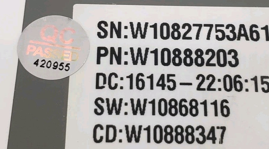 Rabon Services Group - OEM Replacement for Whirlpool Washer Control W10888203