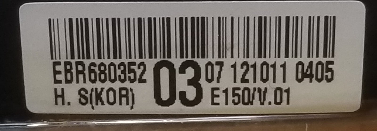 Rabon Services Group - Replacement for LG Washer Control EBR62707617/EBR68035203  *