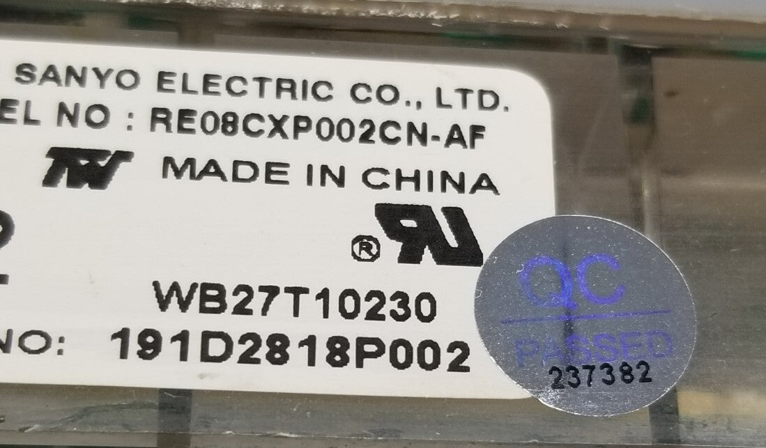 Rabon Services Group - Replacement for GE Oven Control WB27T10230 191D2818P002