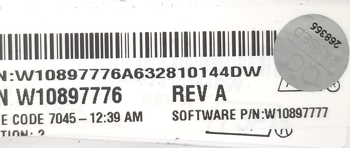 Rabon Services Group - OEM Replacement for Whirlpool Washer Control W10897776