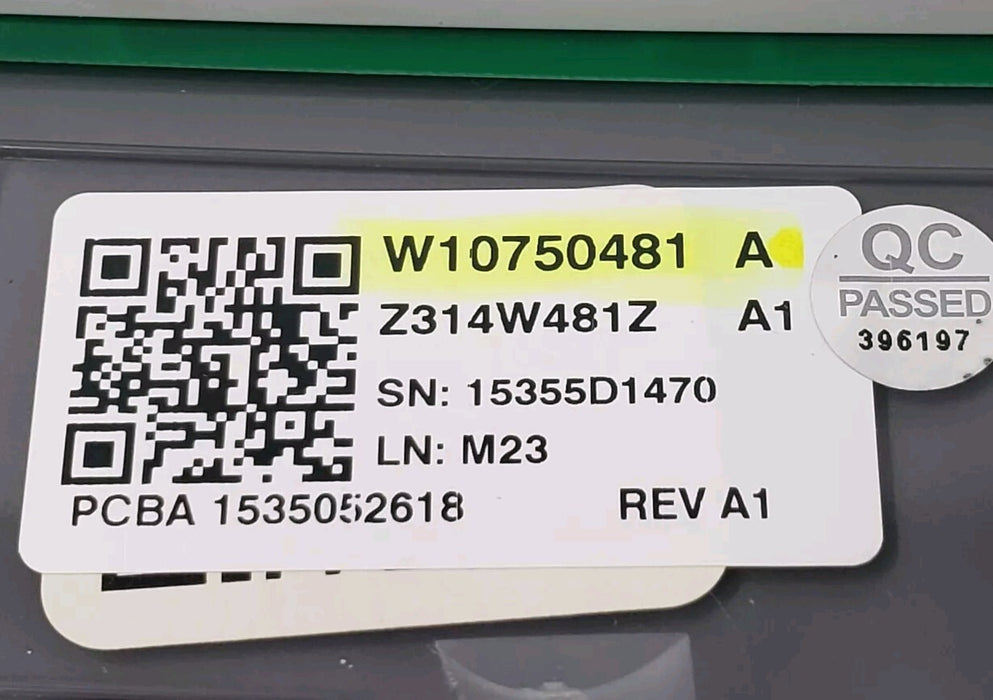 Rabon Services Group - OEM Replacement for Whirlpool Washer Control W10750481  ⭐ ⭐