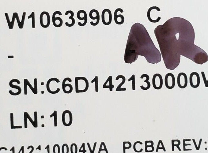 Rabon Services Group - Replacement for Whirlpool Dryer Display W10639906 W10861218   * *