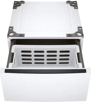 LG DLEX4000W 27 Inch Electric Smart Dryer with Pedestal WDP6W