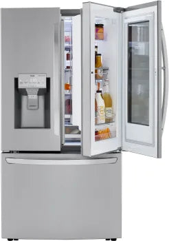 LG LRFVC2406S 36 Inch Counter Depth 3-Door French-Style Smart Refrigerator