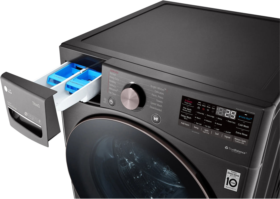 LG 27 Inch Smart Front Load Washer with 4.5 Cu. Ft. Capacity