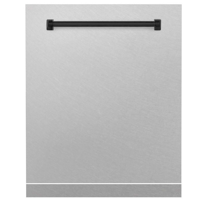 ZLINE 24" Autograph Edition Monument Dishwasher Panel in DuraSnow® Stainless Steel (DPMTZ-SN-24)
