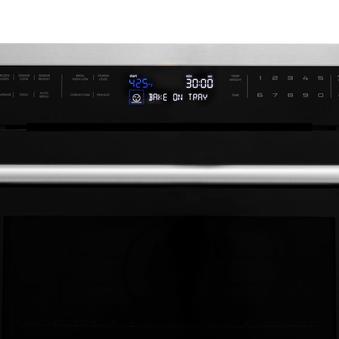 ZLINE 24 in. Built-in Convection Microwave Oven in Stainless Steel with Speed and Sensor Cooking (MWO-24)