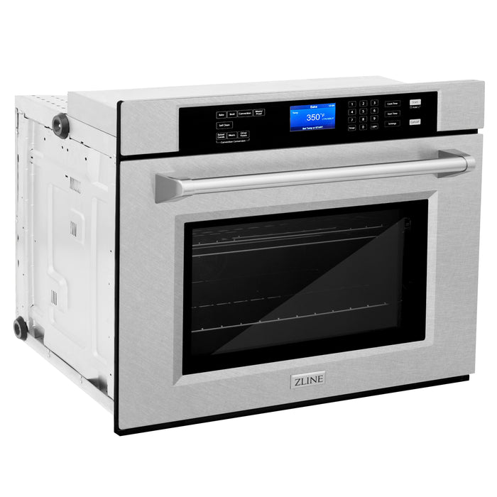 ZLINE 30" Professional Single Wall Oven with Self Clean and True Convection in Stainless Steel (AWS-30)