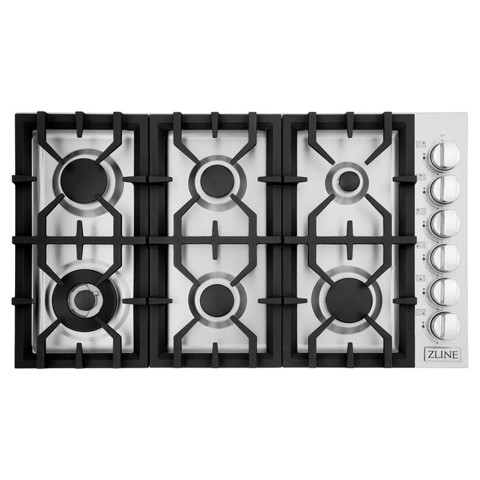 ZLINE Dropin Cooktop in Stainless Steel (Gas) (RC36)