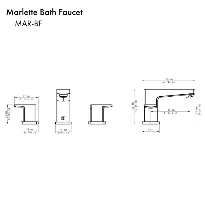 ZLINE Marlette Bath Faucet (MAR-BF)