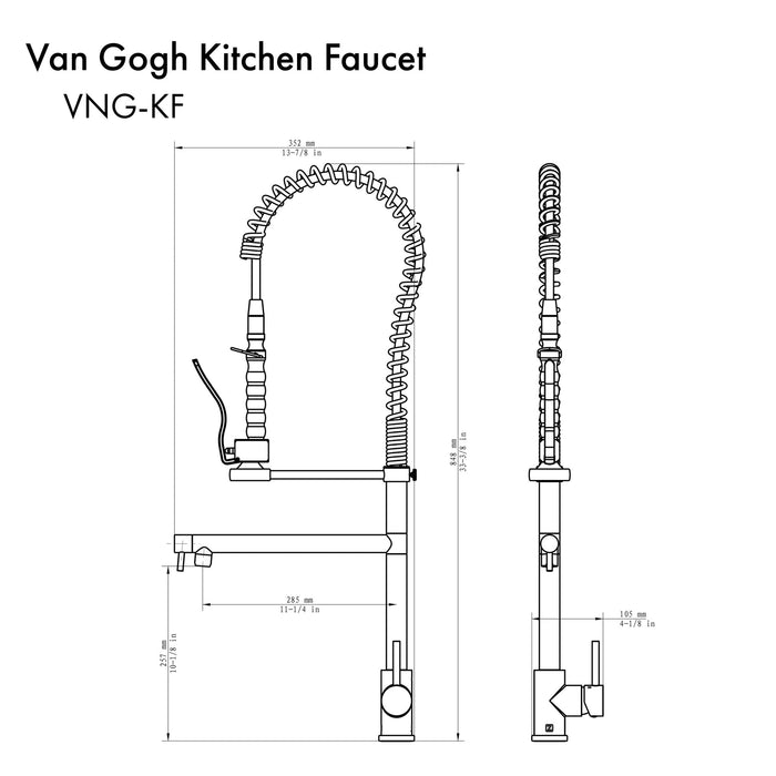 ZLINE Van Gogh Kitchen Faucet (VNG-KF)