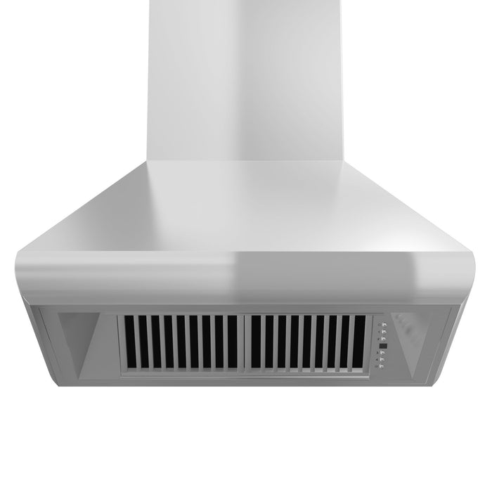 ZLINE Wall Mount Range Hood In Stainless Steel - Includes Remote Blower Options (587-RD/RS)
