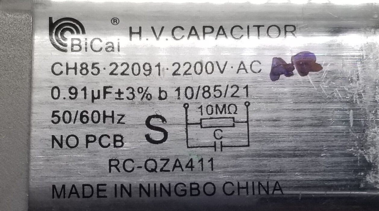 New Genuine OEM Sharp Microwave Capacitor CH85-22091