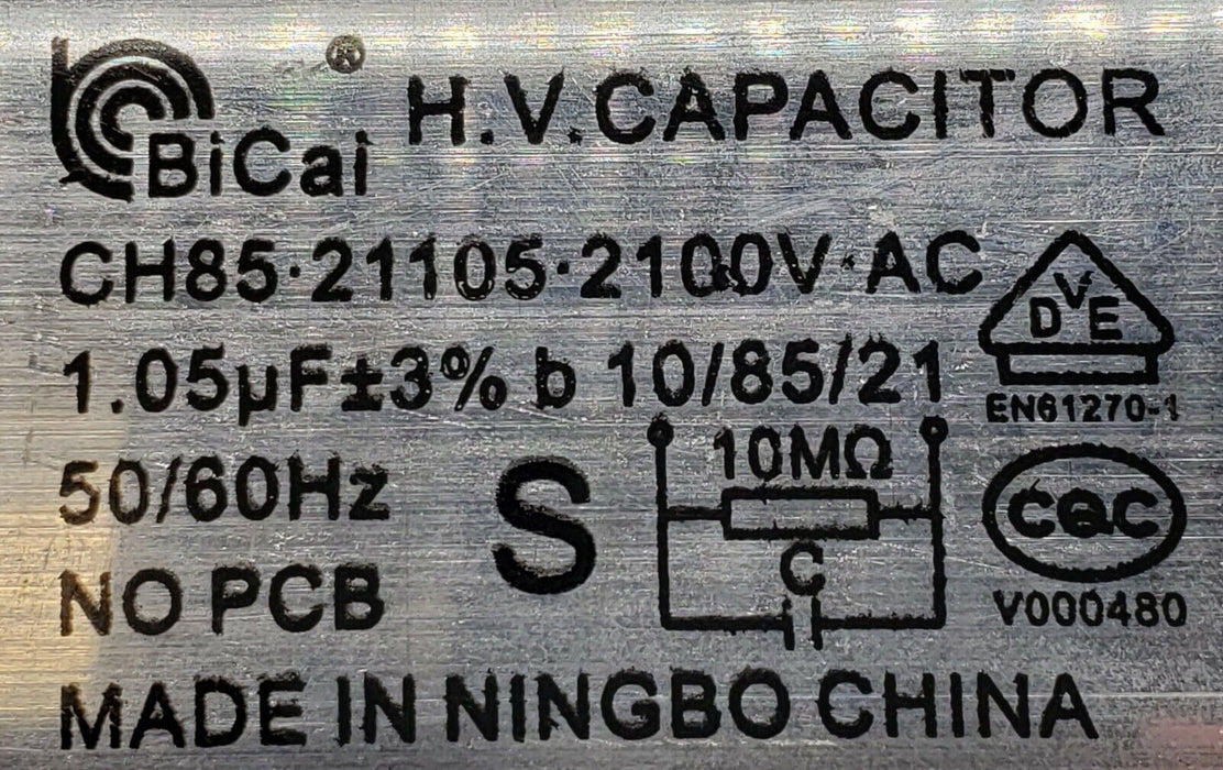 *NEW* Whirlpool Microwave Capacitor CH85-21105