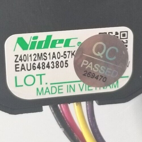 New OEM LG Refrigerator Condenser Motor EAU64843805 Warranty &Free Same Day Ship