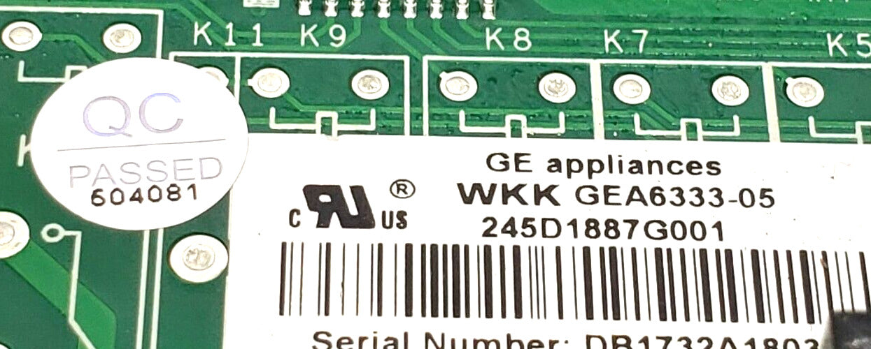 Genuine OEM GE Refrigerator Control 245D1887G001 Warranty & Free Same Day Ship