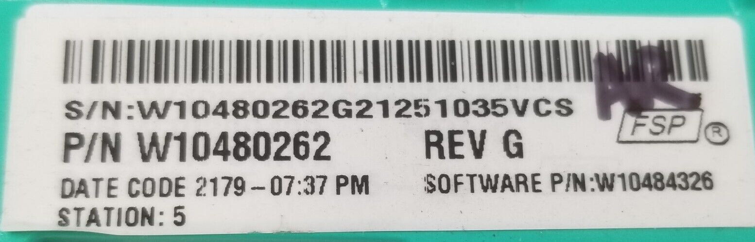 Genuine OEM Maytag Washer Control W10480262  *Same Day Ship