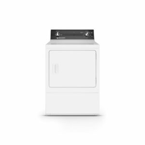 DR3003WE Speed Queen 27" 7.0 cu. ft. Electric Dryer with Reversible Door Swing and 3 Preset Drying Cycles - White