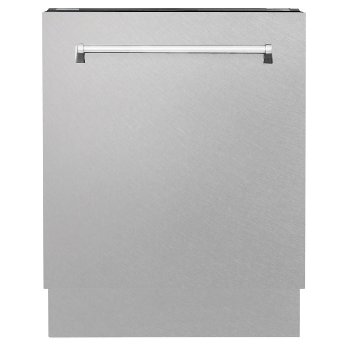 ZLINE 24" Tallac Series 3rd Rack Dishwasher with Stainless Steel Tub, Traditional Handle, Color Panel Options, 51dBa (DWV-24)