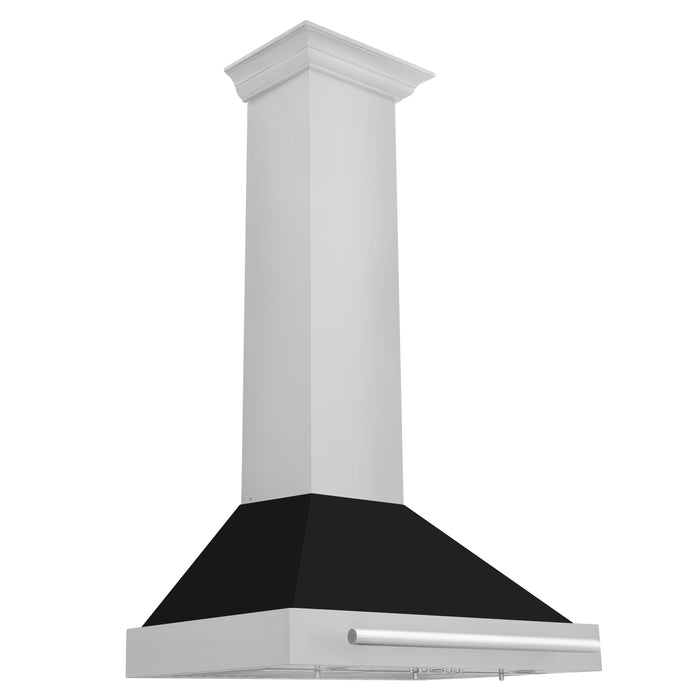 ZLINE 30" Stainless Steel Range Hood with Shell and Stainless Steel Handle (KB4STX-30)