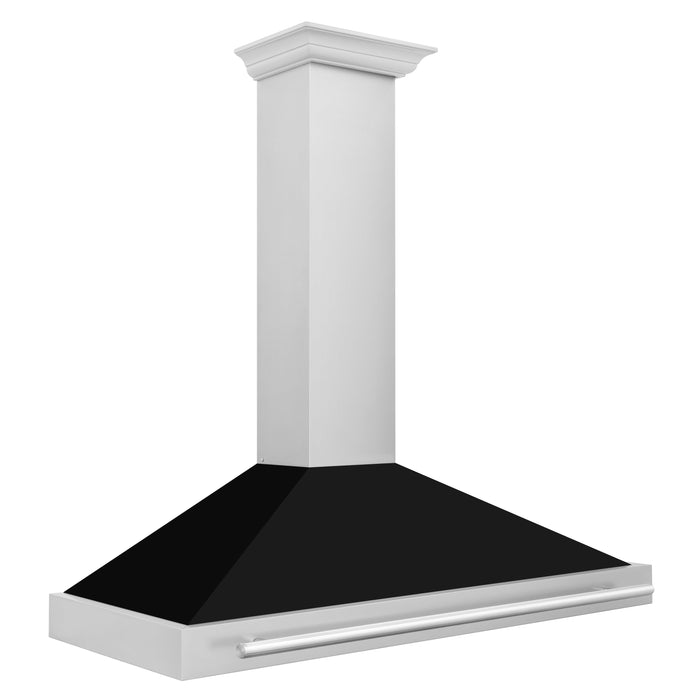 ZLINE 48" DuraSnow® Stainless Steel Range Hood with Shell and Stainless Steel Handle (KB4SNX-48)