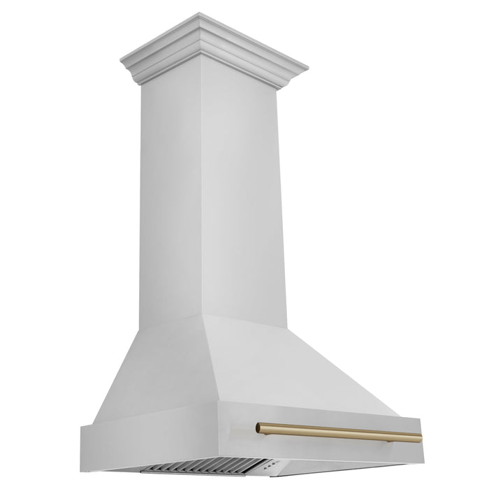 ZLINE 30" Autograph Edition Stainless Steel Range Hood with Stainless Steel Shell (8654STZ-30)