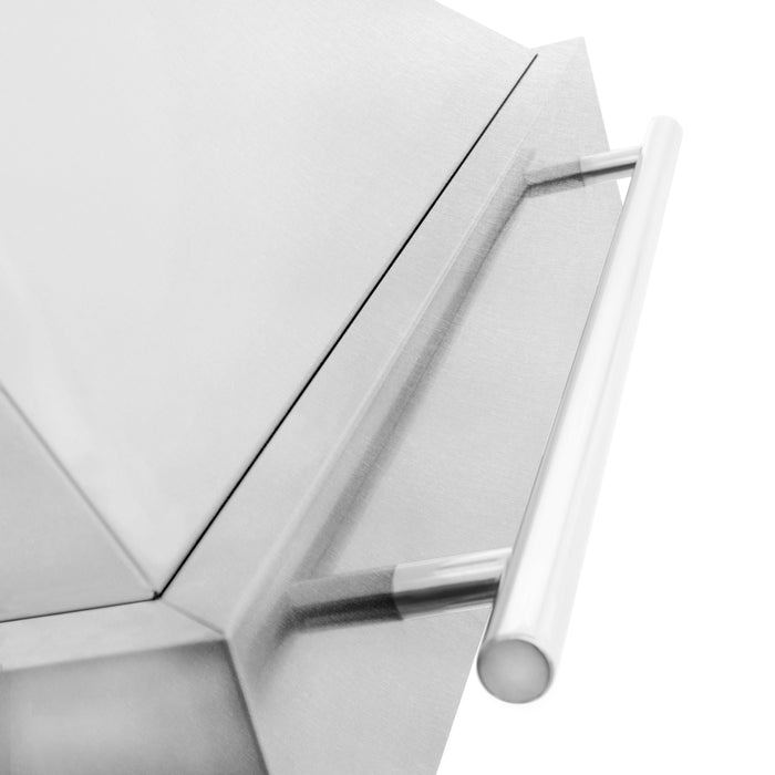 ZLINE 36" DuraSnow® Stainless Steel Range Hood with Shell (8654SNX-36)