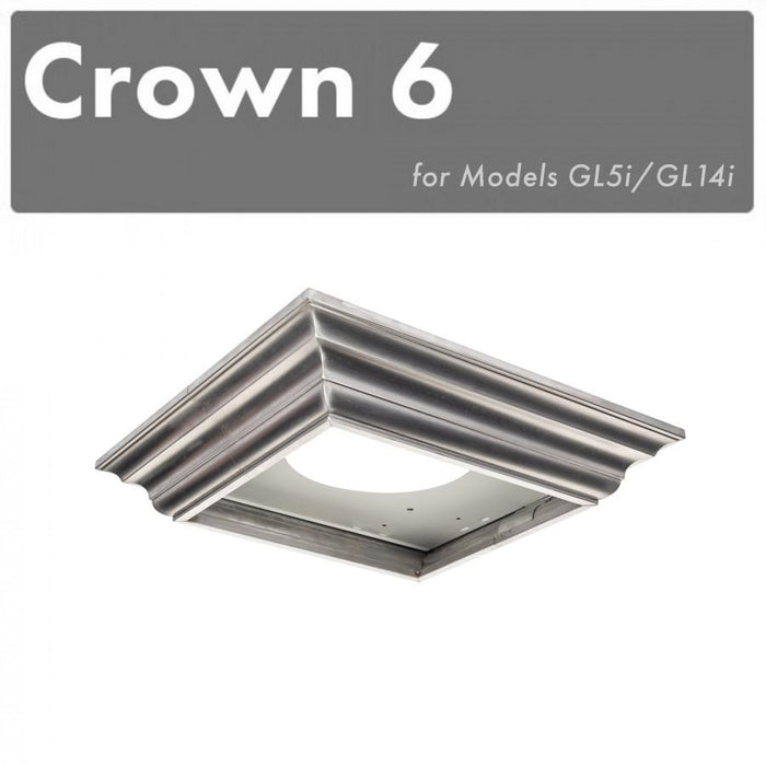 ZLINE Crown Molding Profile 6 for Island Hoods (CM6-GL5i)