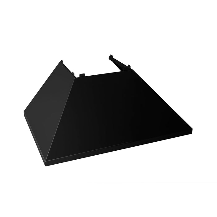 ZLINE Ducted ZLINE DuraSnow Stainless Steel® Range Hood with Black Matte Shell (8654BLM)
