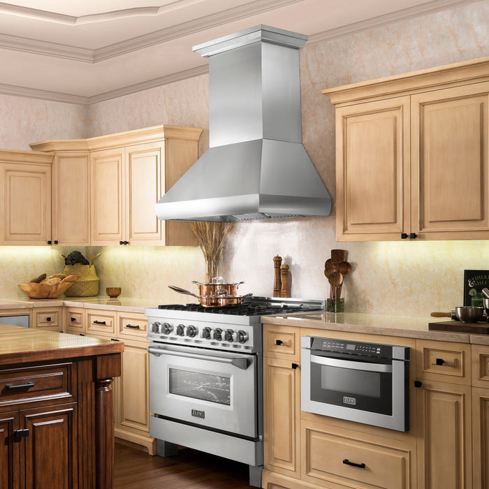 ZLINE Professional Ducted Wall Mount Range Hood in Stainless Steel (687)