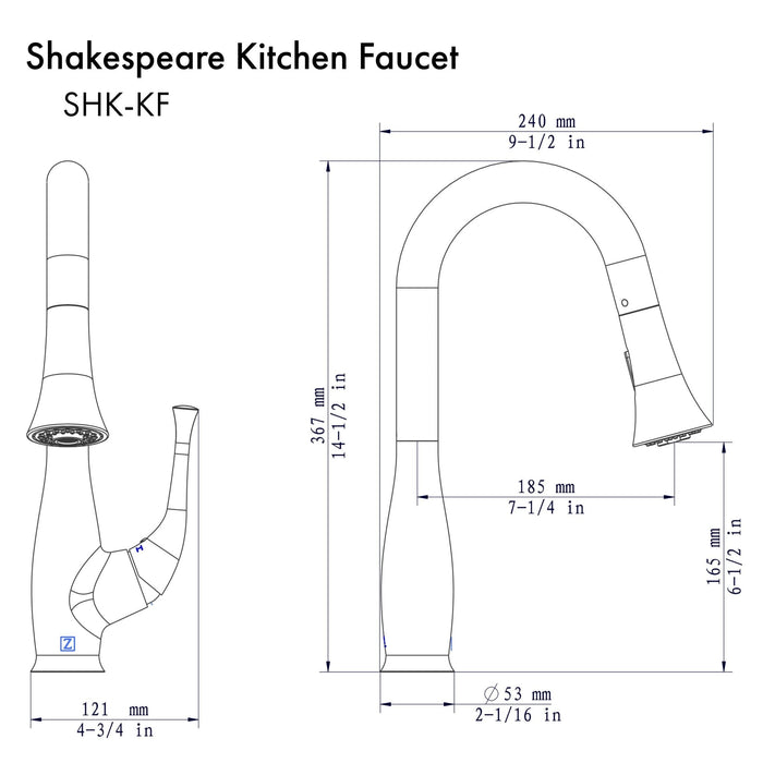ZLINE Shakespeare Kitchen Faucet (SHK-KF)